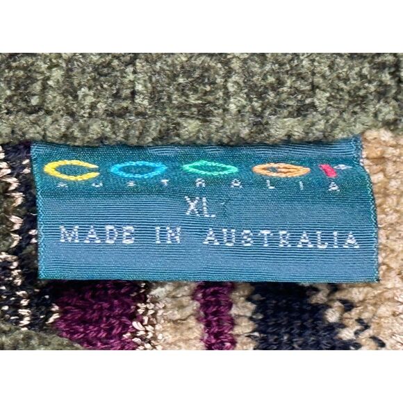 Coogi Australia Vtg 90's Metal Button Men's‎ Cardigan Sweater Size XL - Picture 8 of 11